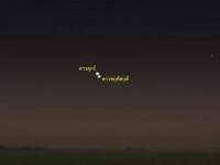 สดร.ชวนดูดาวศุกร์เคียงคู่ดาวพฤหัสบดีใกล้ชิดกันที่สุดในรอบ 14 ปี